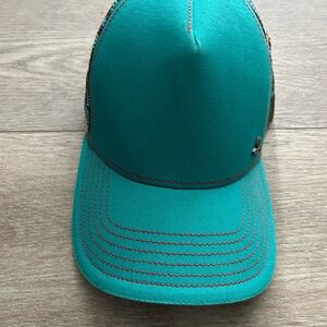 Prana Teal Trucker Hat